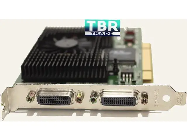 Alt view image 2 of 4 - Matrox G45X4QUAD-B G450 Video Graphics Card X4 PCI 2x LFH60 4xDVI Digital