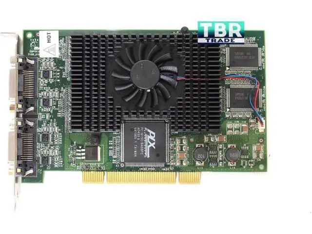 Alt view image 3 of 4 - Matrox G45X4QUAD-B G450 Video Graphics Card X4 PCI 2x LFH60 4xDVI Digital