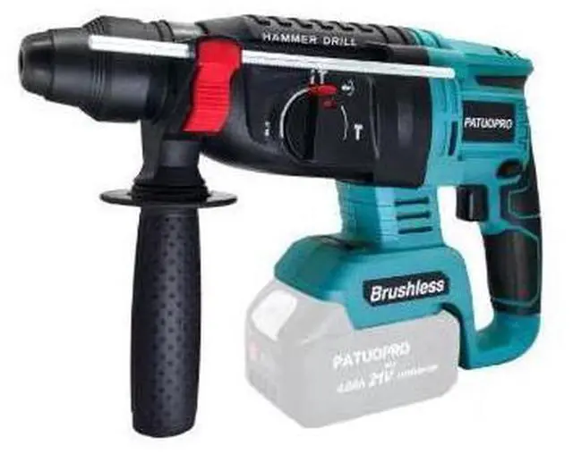 Alt view image 2 of 5 - Brushless Cordless Rotary Hammer Drill 18V SDS Plus Hammer D