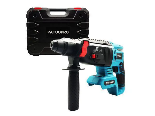 Alt view image 3 of 5 - Brushless Cordless Rotary Hammer Drill 18V SDS Plus Hammer D