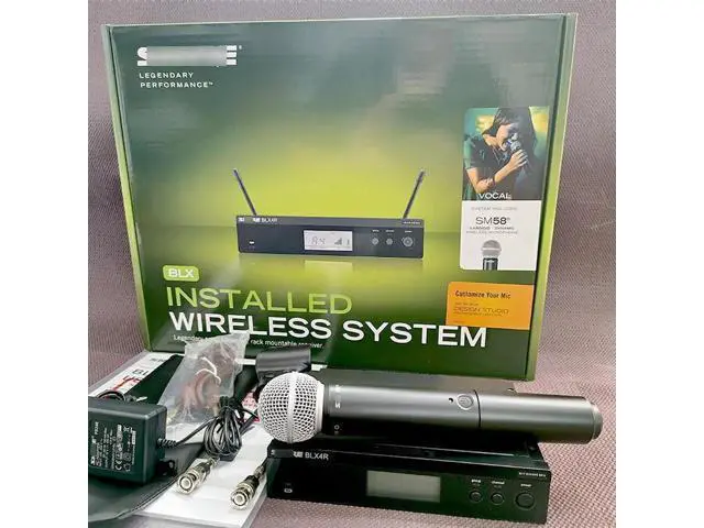 Alt view image 2 of 3 - BLX24R SM Beta58A Wireless Microphone - Portable Dynamic Microphone for Live Stage Performances European standard