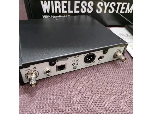 Alt view image 3 of 5 - SLX-D dual-microphone wireless system for stage karaoke show host, SLXD24 microphone European standard power supply British standard power supply