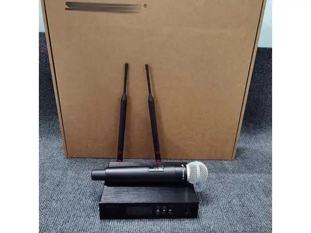 Alt view image 2 of 4 - QLXD4 Wireless Microphone - One-to-One Stage Performance Singing Wedding Professional True Split Microphone British standard plug European plug