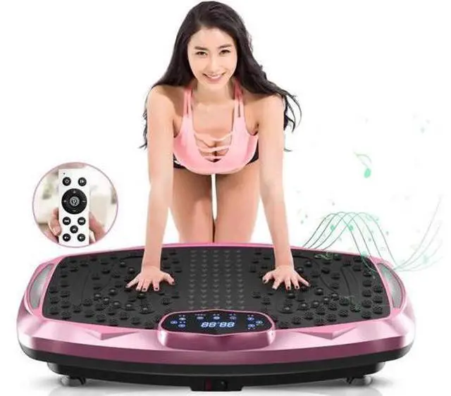 Main image of Vibration Plate Exercise Machine Whole Body Workout Vibration Fitness Platform for Home Fitness & Weight Loss + BT + Remote, 99 Levels