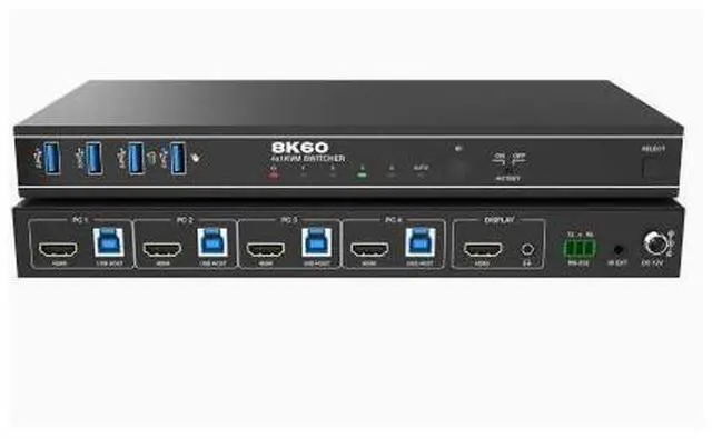 Main image of Professional audio and video converter, distributor, network extensioner, digital operating room expert, 8K60 2x1KVM seamless switching switcher, professional grade