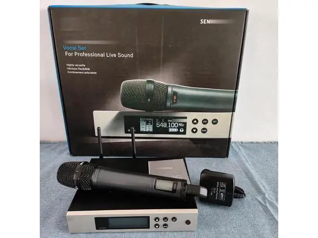 Alt view image 3 of 4 - Wireless microphone EW100 G4-835 - one-to-one stage performance singing KTV wedding microphone British standard plug European plug