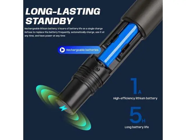 Alt view image 5 of 6 - Professional Dual Dynamic Handheld UHF Wireless Microphone System, Magnetic Inductive Wireless Charging, 165ft Range for Home Karaoke/Meeting/Party/Church/Wedding