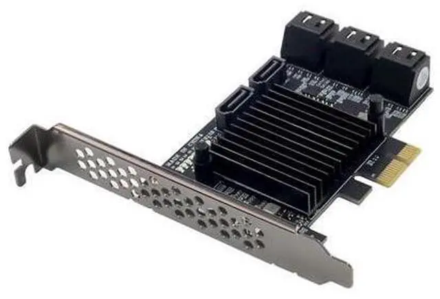 Main image of 8 Port SATA 3 PCI Express Expansion Card PCI-E SATA Controller PCIE 1X to SATA3.0 6Gb Adapter Add On Cards Marvell chip 9215