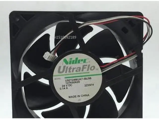 Main image of Para U92T24MUA7-58J56 127K60620 NIDEC 9225 24V 0.14A VENTILADOR DE 3 cables