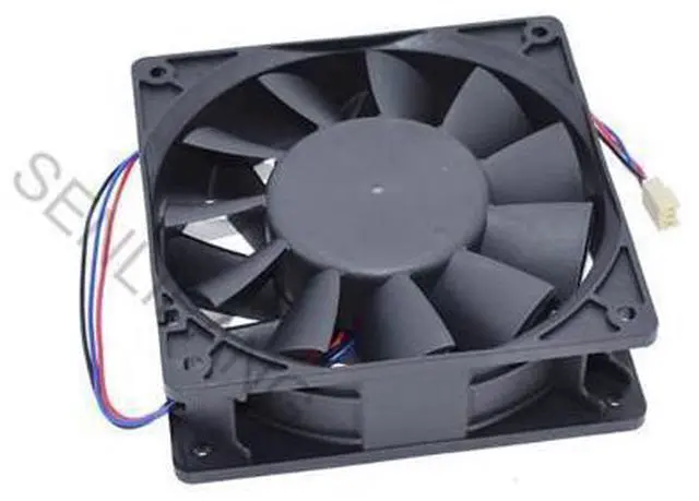 Alt view image 2 of 2 - Genuino FFB1224EHE-F00 24V DC 1.50A 3 cables servidor cuadrado fuerte ventilador de enfriamiento de viento