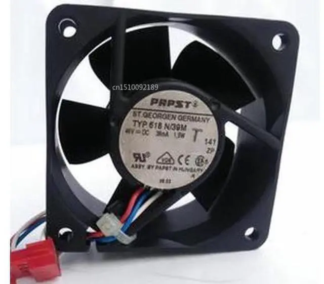 Main image of TYP618N/39 M 48V 1,9 W 6CM * 602560*60*25,4mm 3 cables ordenador Industrial ventilador de refrigeración envío gratis