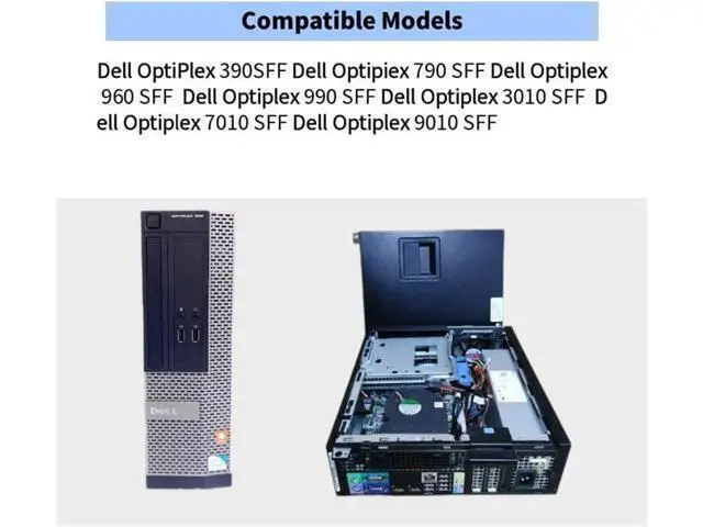 Alt view image 7 of 7 - H240AS-00 L240AS-00 2TXYM 3WN11 H240AS-01 240W Optiplex 7010 SFF Power Supply for Dell Optiplex 390 790 960 990 3010 9010 Small Form Factor Systems 3RK5T ac240as-00 D240ES-00 Dell Power Supply