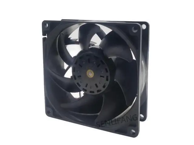 Alt view image 2 of 2 - Ventilador de refrigeración para turbina aerogeneradora AFC1512DG, extralargo, CC de 12V, 1,80a, 15050, 15cm, 150x150x50mm, 3800RPM, 4 cables