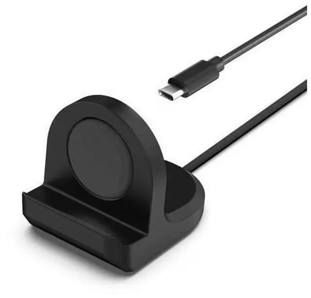 Main image of 1m Micro USB / Type-C Charger Dock Cord 5V 1A Wireless Magnetic Charging Cable Smart Watch Accessories for P-ixel Watch 2022(Black Type C)