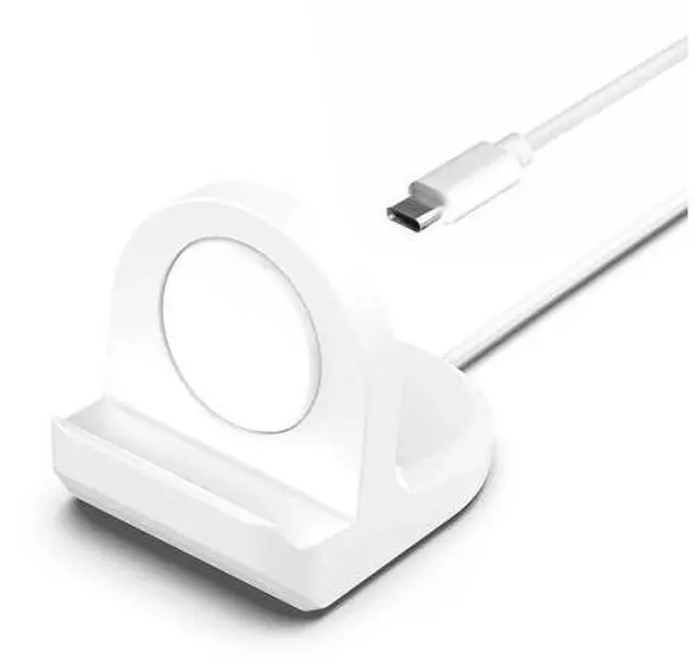 Main image of 1m Micro USB / Type-C Charger Dock Cord 5V 1A Wireless Magnetic Charging Cable Smart Watch Accessories for P-ixel Watch 2022(White Type C)