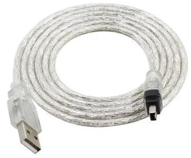 Main image of Firewire-cable de datos USB 2,0 usb de 5 pies IEEE 1394 para MINI DV, videocámara HDV para edición de pc, envío gratis