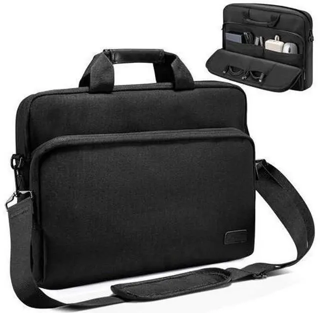 Main image of FilpGo Extended Screen Laptop Bag, Premium Durable Travel Business Laptop Case for Notebook Tablet Monitor, Black