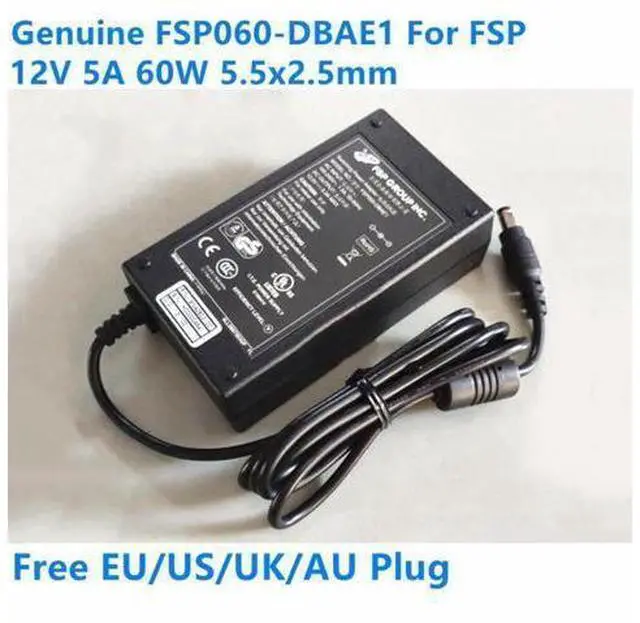 Main image of FSP 12V 5A 60W FSP060-DBAE1 FSP060-DIBAN2 LCD Display Power Supply AC Adapter For ASUSTOR AS-202TE Laptop Power Charger