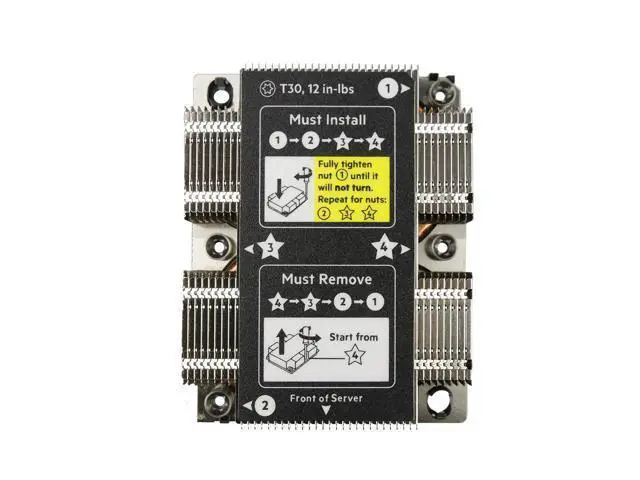 Alt view image 3 of 4 - CPU Air Cooler Heat Sink Compatible with HP DL360 DL360p G10 Server 867650-001 873588-001 872452-001 with Bracket