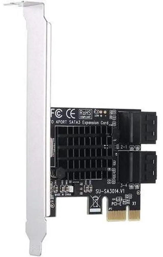 Main image of PCIE to SATA Card PCI-E Adapter PCI Express to SATA3.0 Expansion Card 4Port SATA III 6G for SSD HDD