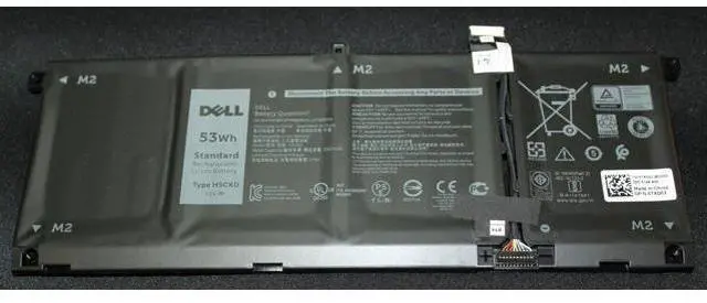 Main image of New Laptop Battery H5CKD for Dell Inspiron 15 5501 5502 3510 7306 7506 P97F TXD03 9077G 15V 53Wh 4 Cells