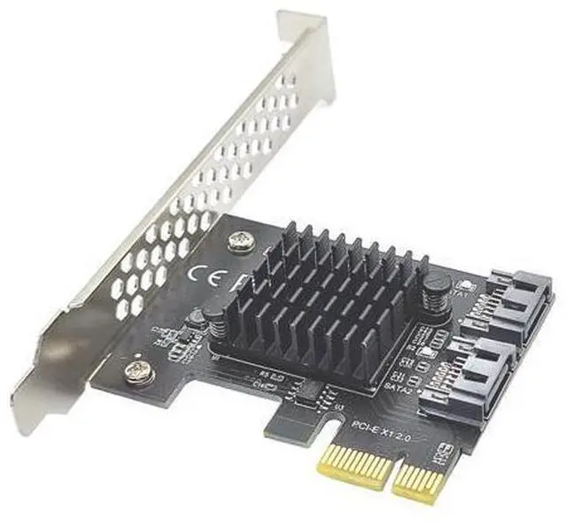 Main image of Weastlinks SATA PCI E Adapter 2 Port SATA 3.0 to PCIe X1 Expansion Adapter Card SATA 3 PCI-e PCI Express Converter ASM1061