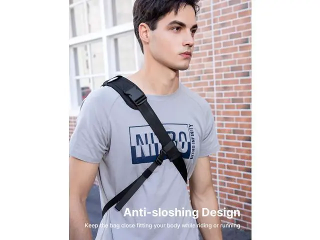 Alt view image 7 of 7 - Sling Bag for Steam Deck (OLED)/ROG Xbox Ally X (2025)/Xbox Ally/ROG Ally (X), Carrying Case with EVA Hard Shell, Double-layer Case for Docking Station & Accessories, Crossbody Bag for Travel