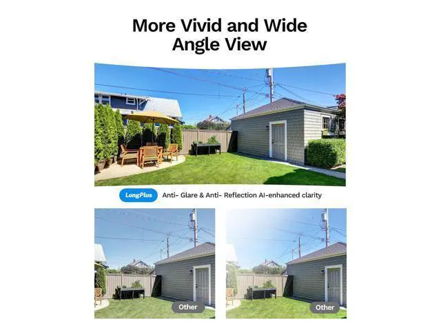 Alt view image 3 of 5 - 5MP 3K Magnetic Window Camera, Indoor Safeview Camera with Night Vision Full Color, WiFi6 Window Camera for Home Security, AI Human Vehicle Detection, 2.4/5GHz WiFi, 24/7 Recording, 2 Way Talk