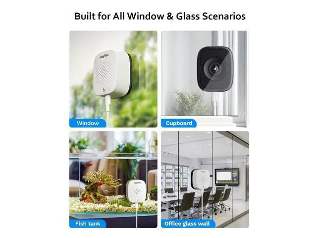 Alt view image 4 of 5 - 5MP 3K Magnetic Window Camera, Indoor Safeview Camera with Night Vision Full Color, WiFi6 Window Camera for Home Security, AI Human Vehicle Detection, 2.4/5GHz WiFi, 24/7 Recording, 2 Way Talk