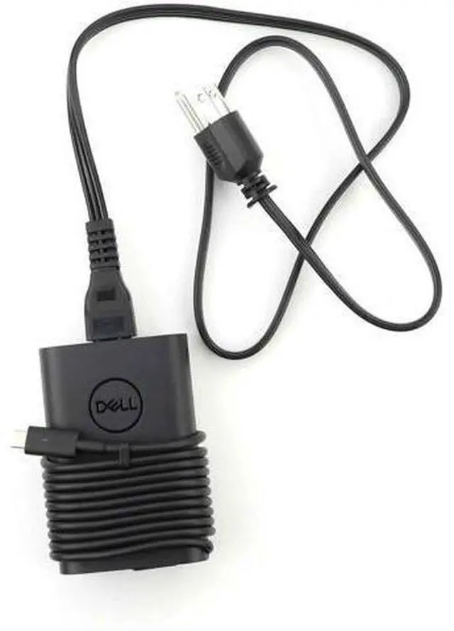 Alt view image 7 of 7 - New Laptop Charger 65W(Watt) AC Power Adapter With Type c(USB-C/USBC) Tip Include Power Cord For XPS 12 9250 XPS 13 9350 9360 9365 9370 9380 Latitude 7370 7280 7480 5480 7275 5290 7490