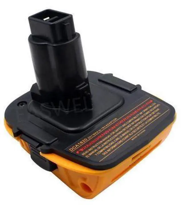 Main image of Adaptador de batería para Dewalt, convertidor de herramientas de iones de litio de 18 voltios a 20 voltios MAX, DCA1820