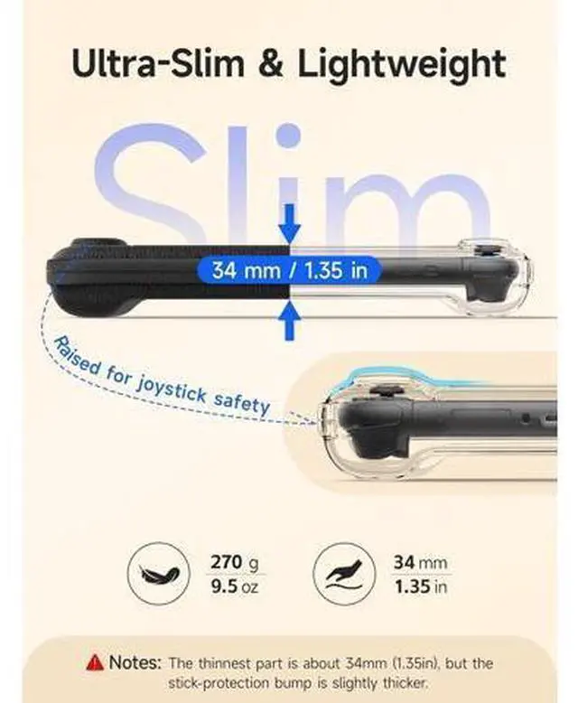 Alt view image 7 of 7 - Charging Grip & Slim Carrying Case for Switch 2