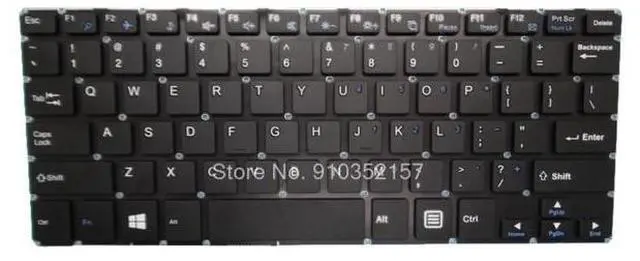 Main image of Laptop Keyboard For iOTA 360 11.6 English US Black NO Frame