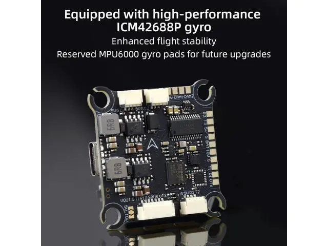 Alt view image 2 of 6 - F405 8S V1 FC Flight Controller High-performance ICM42688P M3 for FPV Racing Freestyle Drones