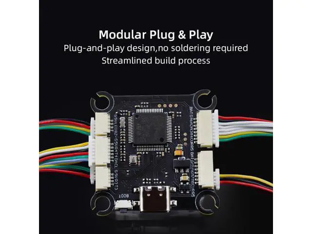 Alt view image 3 of 6 - F405 8S V1 FC Flight Controller High-performance ICM42688P M3 for FPV Racing Freestyle Drones