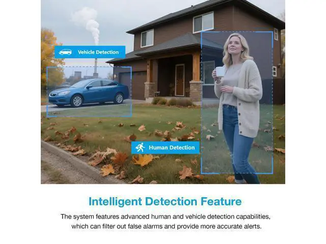 Alt view image 3 of 5 - LVQ 5MP 3K Magnetic Window Camera, Indoor Window Camera with Night Vision Full Color, WiFi6 Window Camera for Home Security, Person & Car Detection, 2 Way Talk, 24/7 Recording