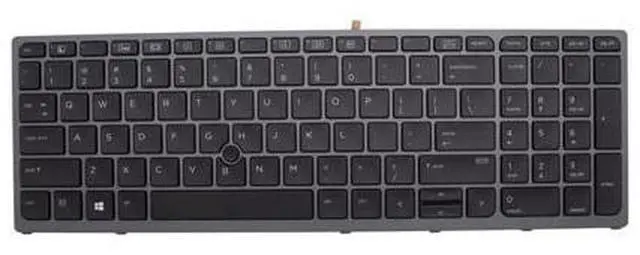 Main image of New Replacement Keyboard for HP Zbook 15 G3 G4 Zbook 17 G3 G4 Keyboard Backlit with Pointer US 848311-001 PK131C31A00 NSK-CZ0BC