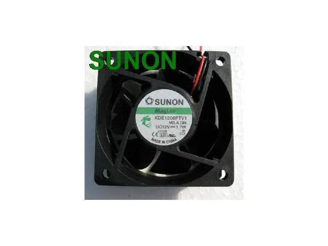 Alt view image 2 of 2 - For Sunon KDE1206PTV1 Maglev 6CM 60MM 60*60*25MM 6*6*2.5CM 6025 12V 1.8W Cooler Server Inverter Cooling Fan