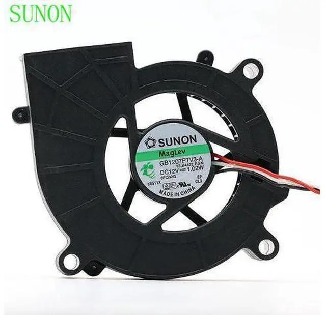 Main image of For Sunon GB1207PTV3-A 12V 1.02W 7025 7CM 3 wire projector turbofan blower cooling fan