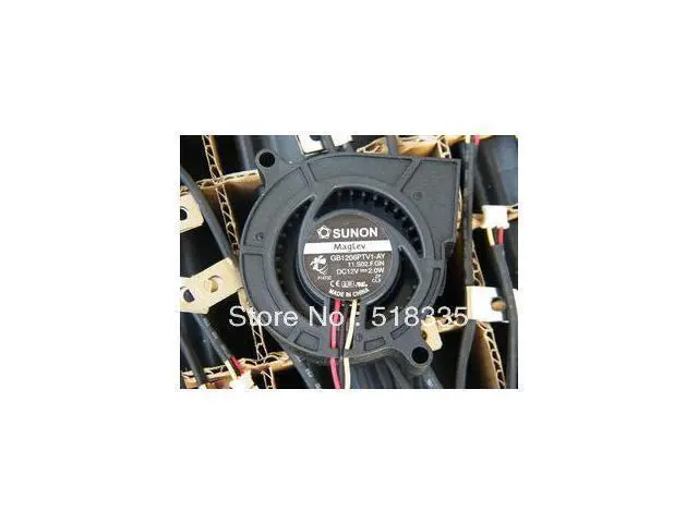 Alt view image 4 of 4 - For Sunon GB1206PTV1-AY DC12V 2.0W Blower Server Cooling Fan 3-wire