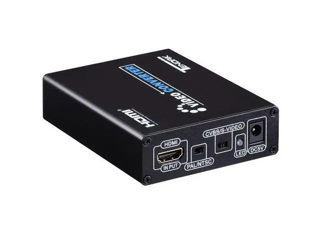 Alt view image 3 of 7 - HDMI to Composite 3RCA AV S-Video R/L Audio Video Converter Adapter Upscaler Support 720P/1080P with RCA/S-Video Cable for PC Laptop Xbox PS3 TV STB VHS VCR Camera Blue-Ray DVD