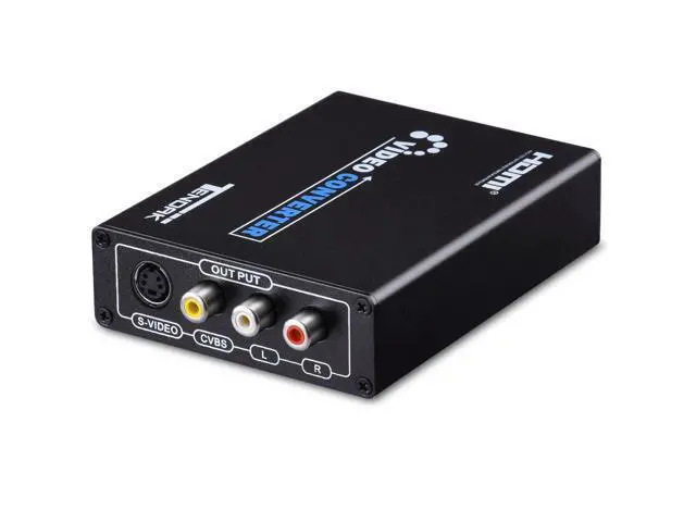 Alt view image 4 of 7 - HDMI to Composite 3RCA AV S-Video R/L Audio Video Converter Adapter Upscaler Support 720P/1080P with RCA/S-Video Cable for PC Laptop Xbox PS3 TV STB VHS VCR Camera Blue-Ray DVD