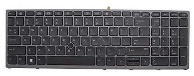 Main image of New Replacement Keyboard for HP Zbook 15 G3 G4 Zbook 17 G3 G4 Backlit Pointer US 848311-001 PK131C31A00