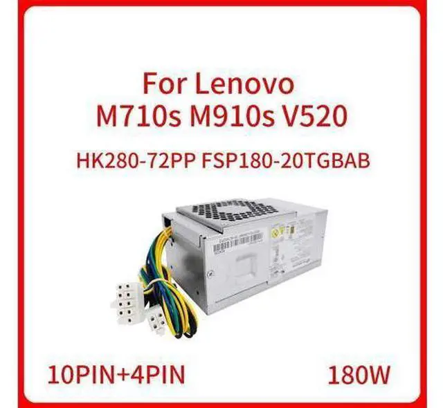Main image of 180W Switching Power Supply HK280-72PP FSP180-20TGBAB Server Power Supply 10pin 4pin For Lenovo M710s M910s V520