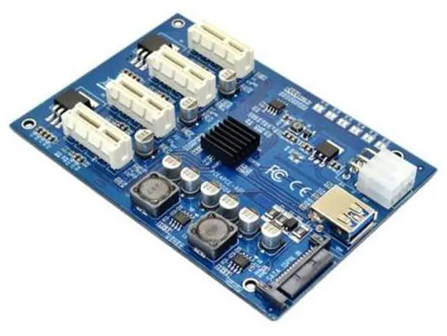Main image of M2 NGFF PCIE PCI Express Extender Riser Card Adapter 4 PCI-E Slot Adapter PCIe Port Multiplier M2 Card for Mining