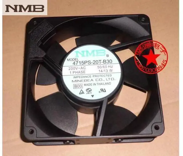 Main image of For NMB 4715PS-20T-B30 12038 12cm 200V 14 / 13W aluminum frame industrial fan