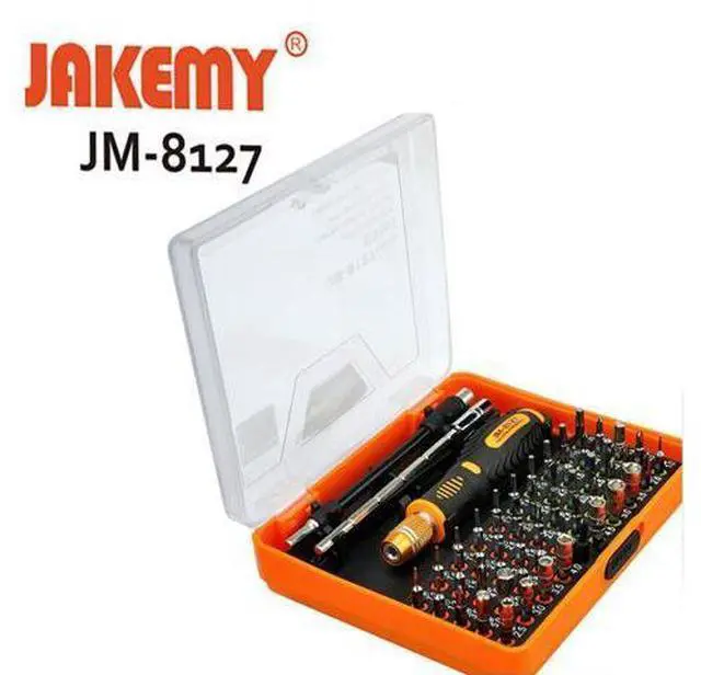 Main image of Jakemy JM-8127 Interchangeable Magnetic 54 in 1 Multipurpose Precision Screwdriver Set Repair Tools for Cellphone PC