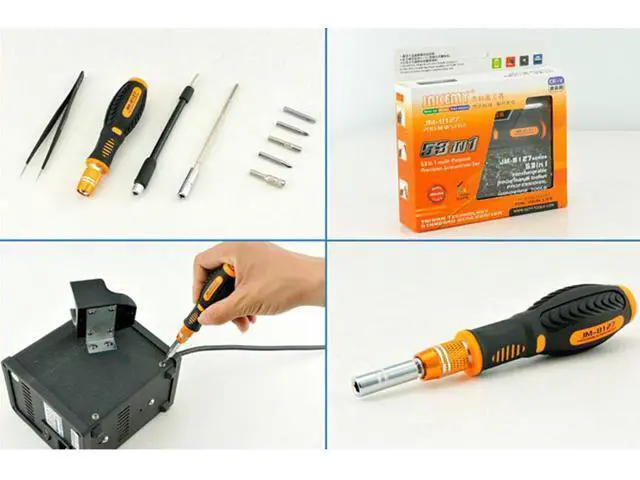 Alt view image 5 of 7 - Jakemy JM-8127 Interchangeable Magnetic 54 in 1 Multipurpose Precision Screwdriver Set Repair Tools for Cellphone PC
