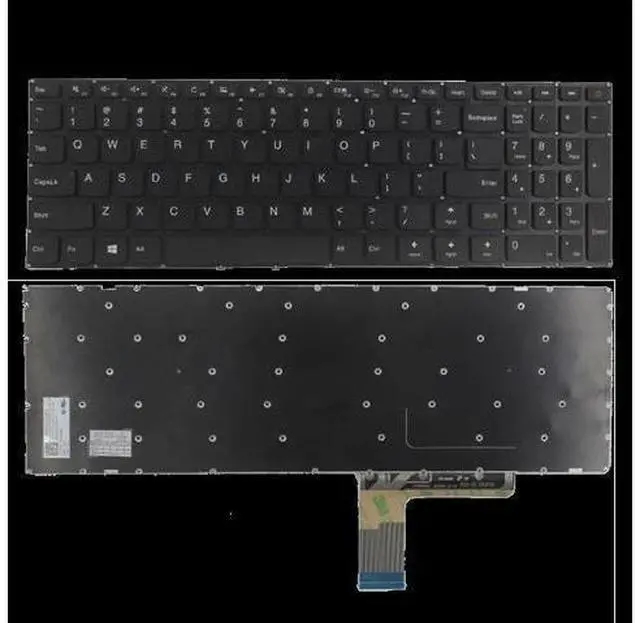Alt view image 4 of 4 - US for Thinkpad Keyboard for Laptop Clevo Dns Intelbras for Lenovo 110-15 110-15ACL 110-15AST