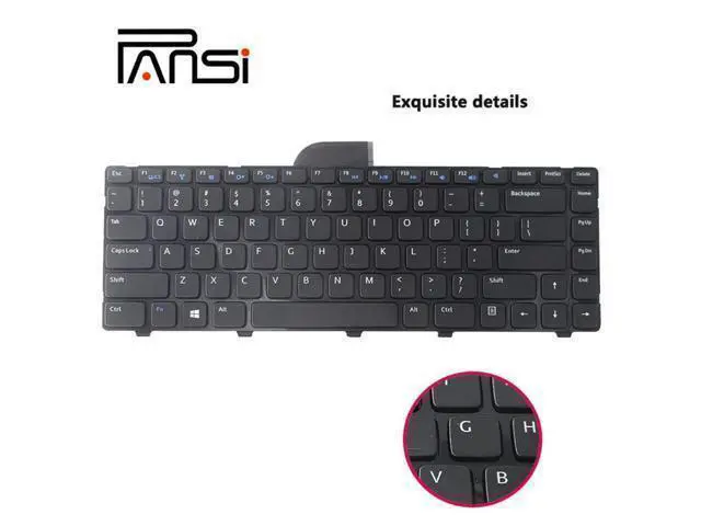 Alt view image 2 of 4 - for Dell Notebook Keyboard 14-3421 M431R 14R-5421 V3421 3437 2421 5437 Replacement Dns Positivo Cheap Keyboard Packard Bell US